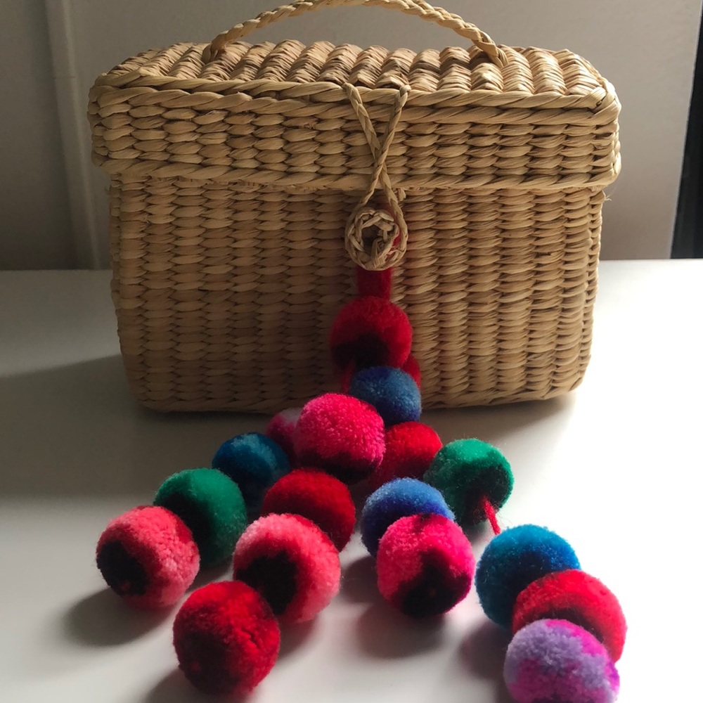 Nannacay mini straw bag